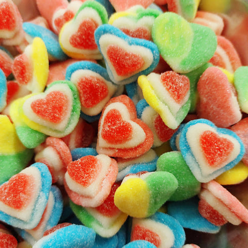 Assorted Foamy Hearts